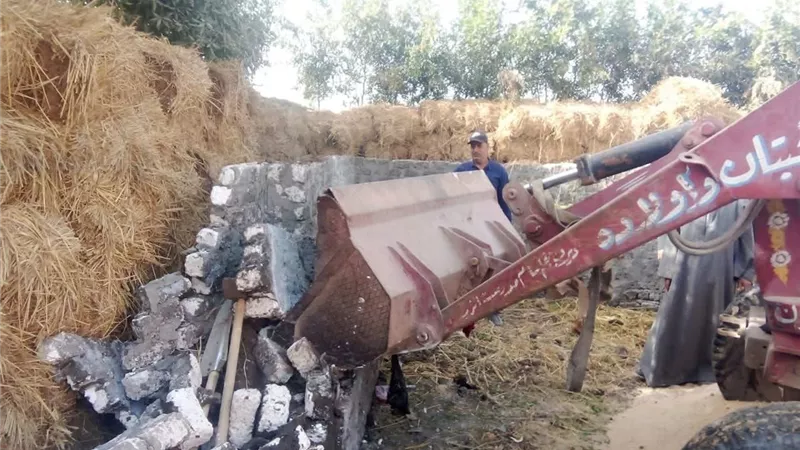 الاجهزة التنفيذية بالشرقية تواصل تنفيذ الإزالات الفورية لحماية الرقعة الزراعية