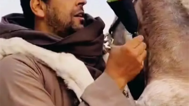 واقعة غريبة.. شاب ببنى سويف يقوم بالرقص مع حمار وسط ردود فعل مثيرة للجدل