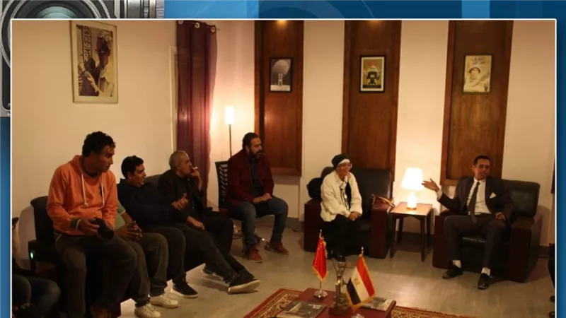 برعاية وزير الثقافة.. وفد صيني في زيارة للمركز القومي للسينما باستوديو الأهرام