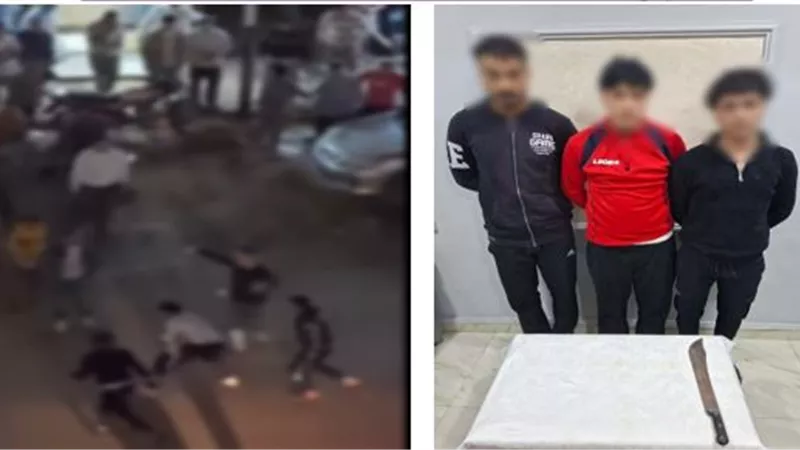 الأصدقاء تحولوا إلى أعداء.. الأمن يضبط طرفى مشاجرة بالأسلحة البيضاء بكفر الشيخ