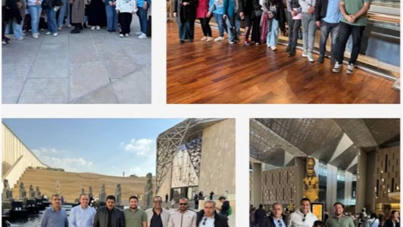 زيارة ميدانية ثرية لطلاب الطفولة المبكرة ببني سويف إلى المتحف المصري الكبير