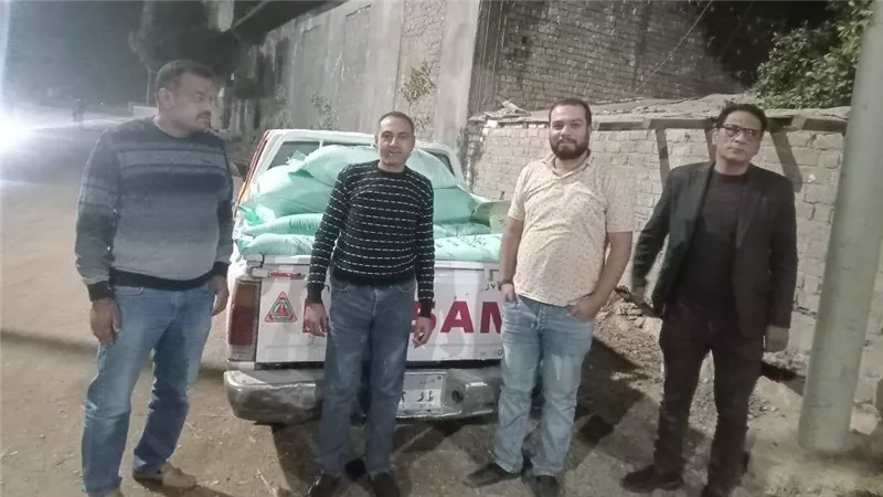 محافظة الجيزة توجه ضربات جديدة لمهربي الدقيق البلدي المدعم وتضبط 25 طنًا