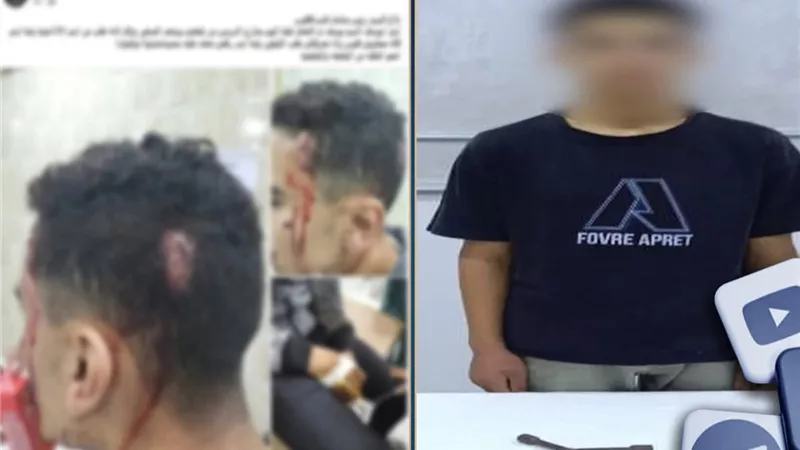 الهزار قلب جد.. حبس طالب تعدى على صديقه بمفتاح فك إطارات بالشرقية
