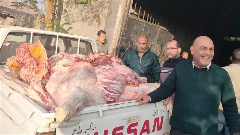 ضبط 650 كجم لحوم غير صالحة واكتشاف أختام مزورة في القليوبية