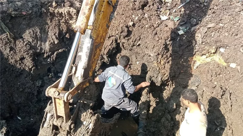 تشغيل خط رئيسي جديد يتسبب في قطع المياه بحدائق أكتوبر
