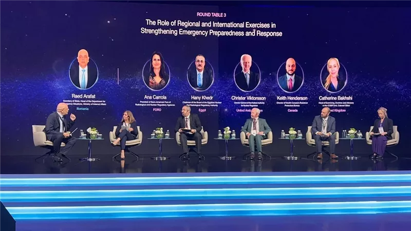 هيئة الرقابة النووية تشارك في المائدة المستديرة حول أهمية التمارين الإقليمية 