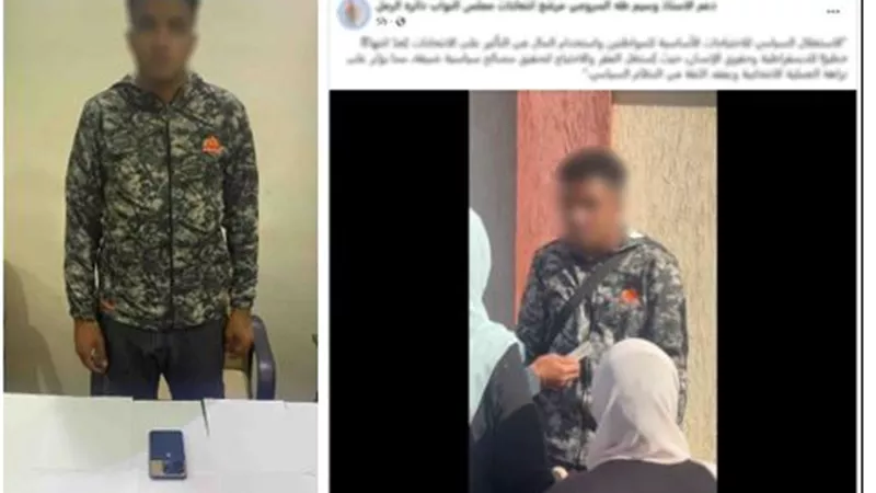 كوبونات غذائية مقابل التصويت بالإسكندرية.. ضبط شخص يقوم بتوزيعها على الناخبين