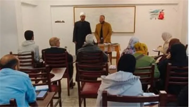 انتظام الدراسة بالمركز الثقافي الإسلامي بمحافظة بورسعيد