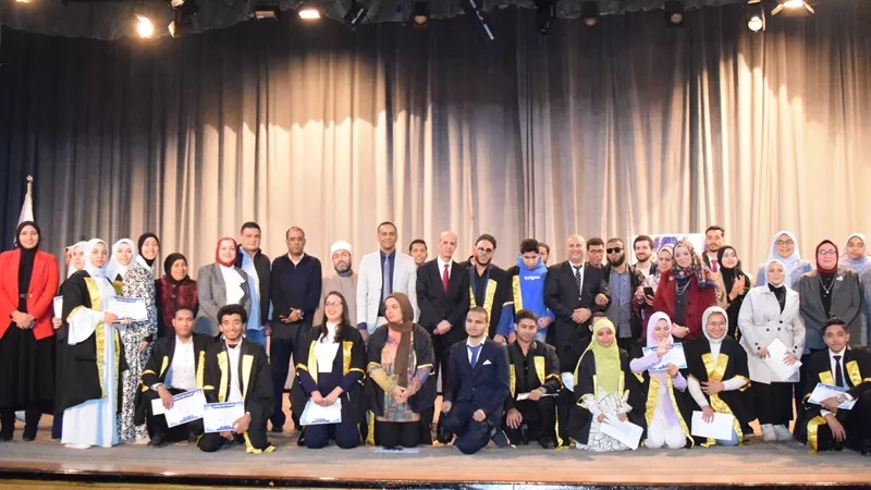 جامعة بني سويف تكرم طلابها من ذوي الهمم دفعة 24-25 باحتفالية رائعة 