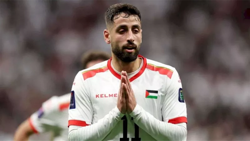 أرقام عدي الدباغ مع منتخب فلسطين أمام تونس في كأس العرب