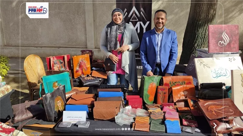 مشاركة أيادى مصر بالفيوم في معرض وزارة الخارجية للحرف اليدوية والتراثية