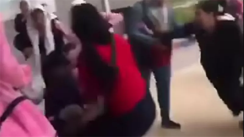 فيديو صادم في مدرسة الشهداء يكشف مشاجرة عنيفة بين طالبات وولية أمر 