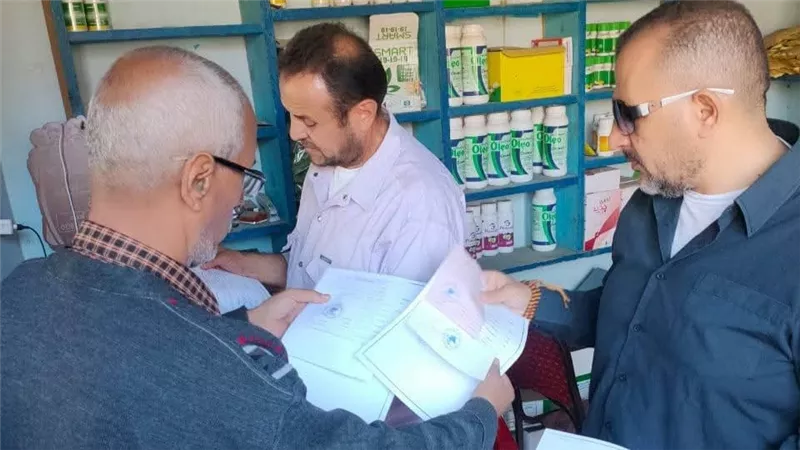 صرف 5914.45 طن من سماد اليوريا والنترات لمزارعين بنى سويف