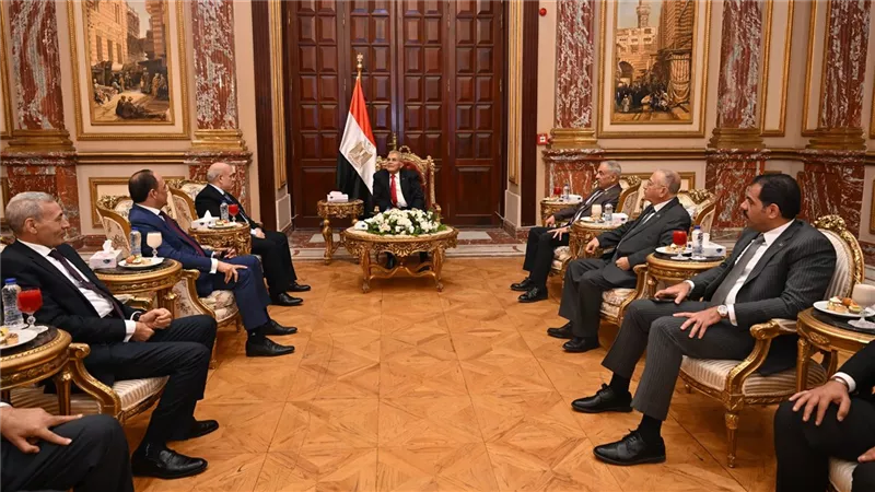 المستشار عصام فريد يستقبل رئيس هيئة النيابة الإدارية