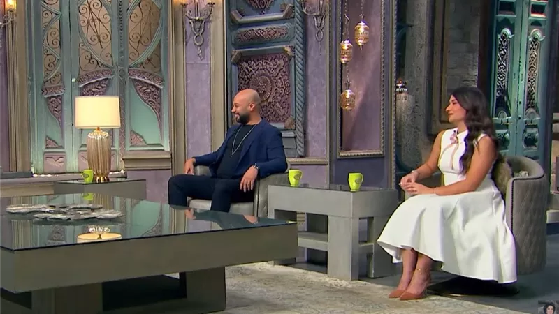 حاتم صلاح ونهلة راغب في أول ظهور بعد الزواج يرويان تفاصيل يوم الزفاف المميز