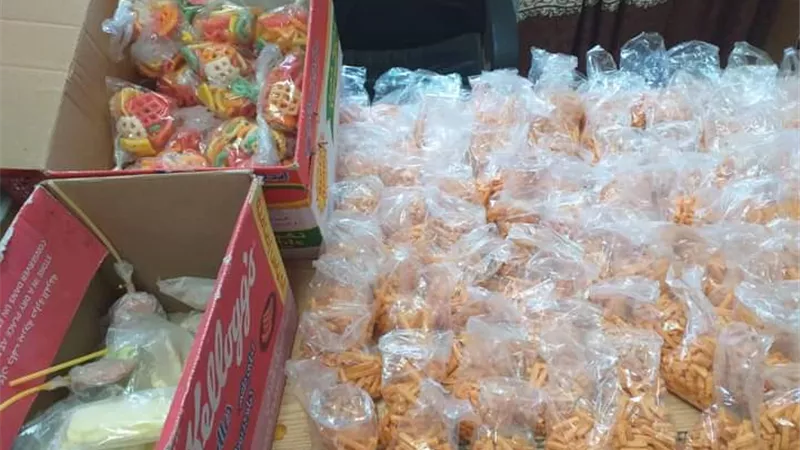«تموين السنطة» تضبط 600 كجم دهون فاسدة و19 ألف كيس سناكس مجهول المصدر