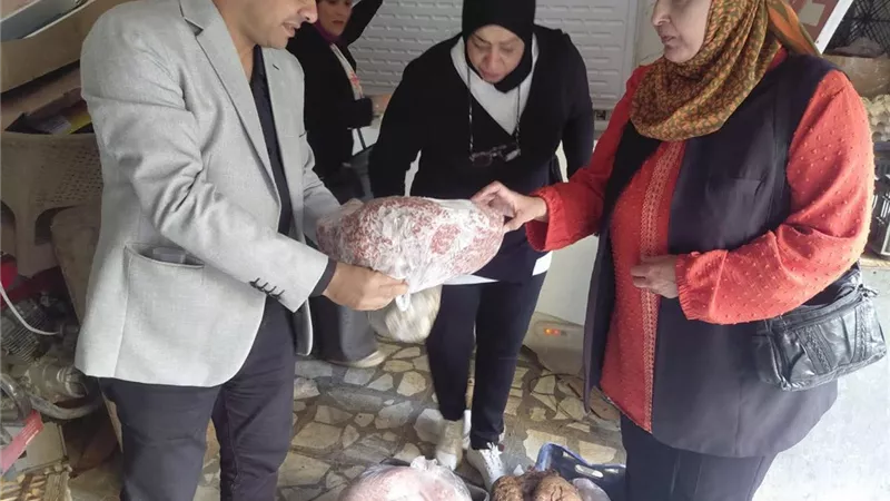 ضبط  طن و326 كيلو جرام من اللحوم ومصناعتها غير صالحة للاستهلاك الأدمي 