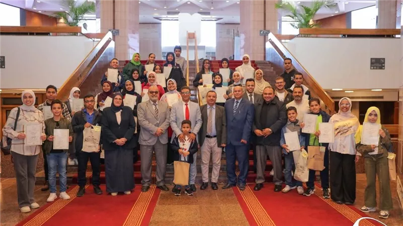 المسابقة الـ17 للخط العربي لطلاب مدارس محافظة الاسكندرية بمكتبة الإسكندرية