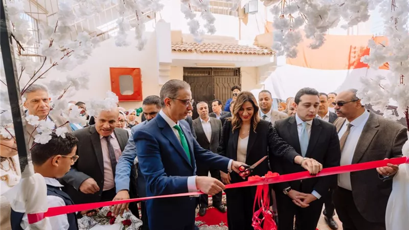 بنك التعمير والإسكان يفتتح مبنى رياض الأطفال بمدرسة النور للمكفوفين