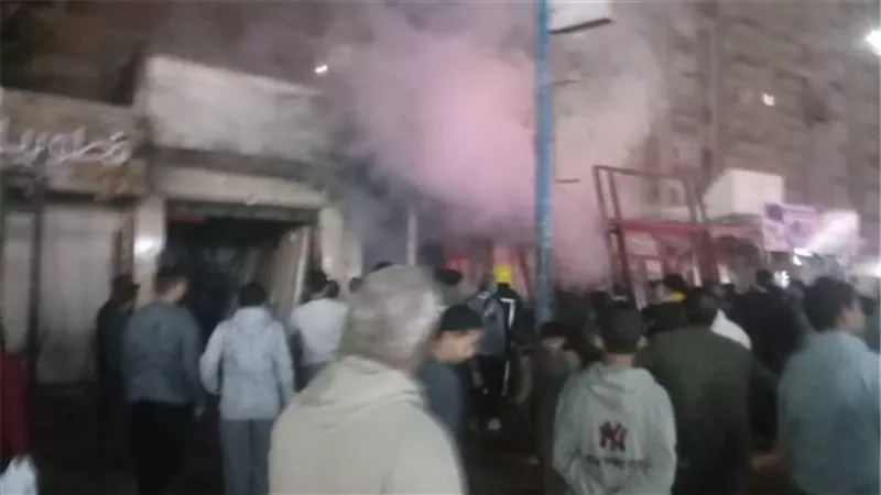 إصابة عاطل بحروق  بالجسم بعد اضرام النيران فى نفسه بسبب الحشيش فى الطالبية