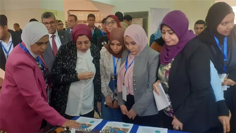 ابتكارات وابداعات طلاب هندسة بنها تتألق في معرض «صُنع في هندسة بنها»
