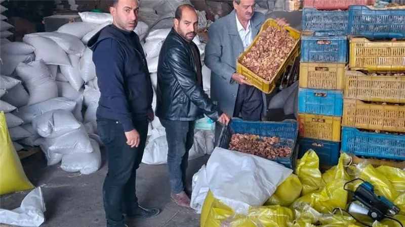 ضبط 170 طن أغذية فاسدة بالشرقية قبل تجهيزها للبيع فى رمضان