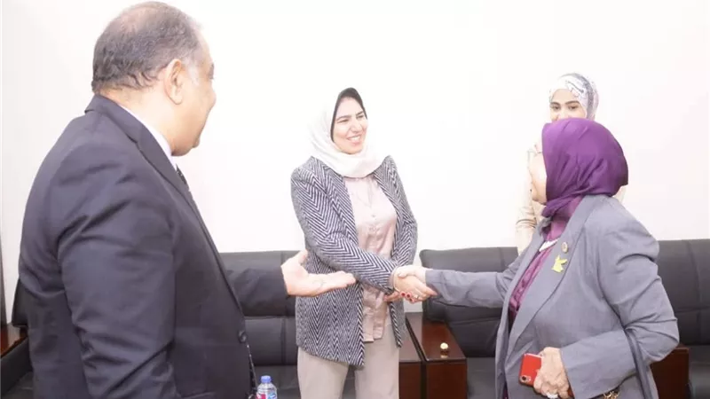نائبة محافظ دمياط تشارك في منتدى الشباب العربي لريادة الأعمال بجامعة حورس
