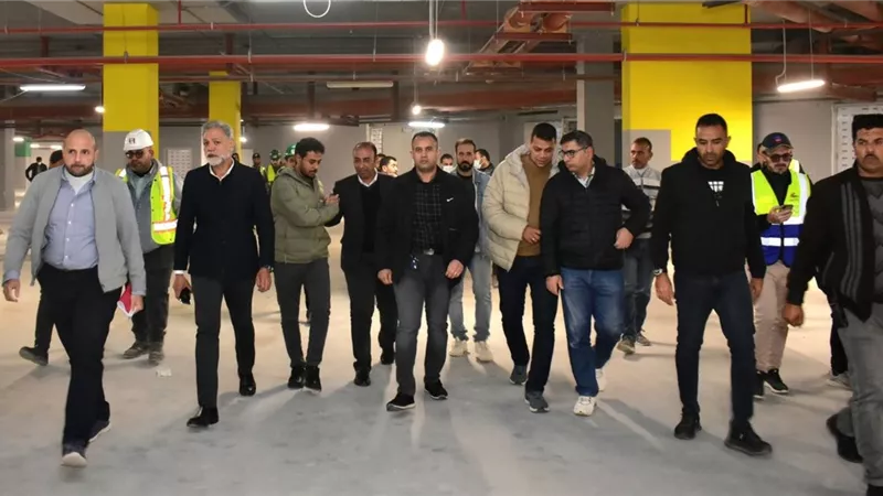رئيس جهاز العلمين الجديدة يتفقد أعمال التنفيذ بالأبراج الشاطئية