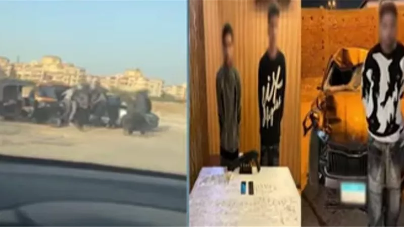فيديو يقود الداخلية لضبط عصابة ترويج الكيف باستخدام سيارات ملاكى في الجيزة