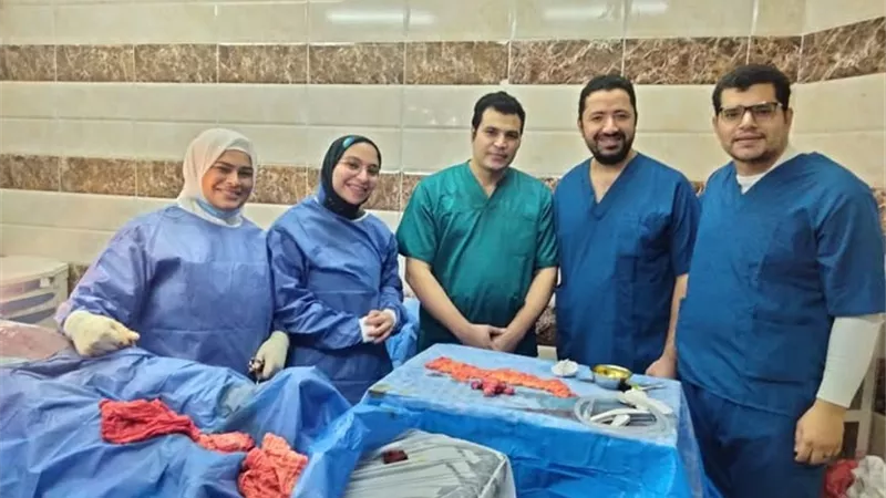 إنقاذ حياة مريضة من ورم سرطاني متقدم ببنى سويف الجامعى 