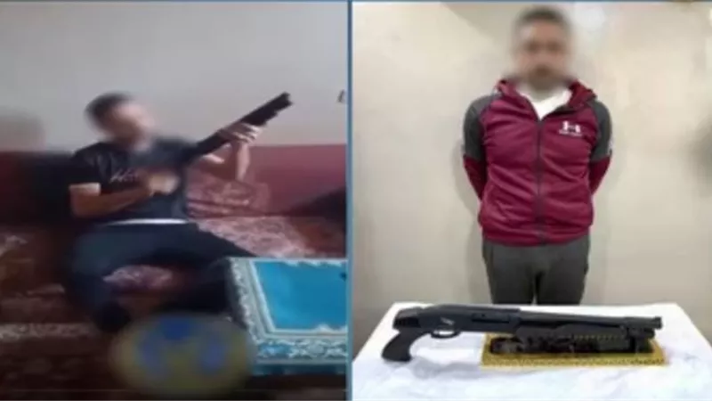 إحتفالا بعرس نجل عمه.. ضبط سائق ظهر في فيديو ممسكا بسلاح نارى في الغربية