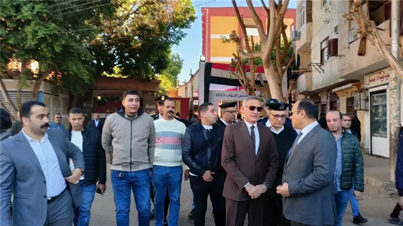 جولة أمنية موسعة لمتابعة انضباط العملية الانتخابية فى ثاني أيامها