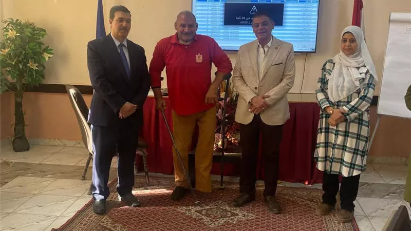 تضامن السويس يهنئ حمادة الشحات لحصوله على برونزية الجمهورية في البارابادمنتون
