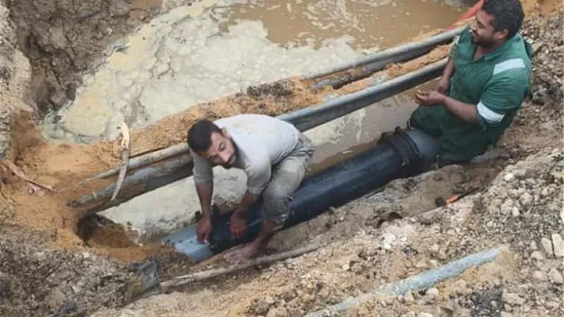 رئيس مياه القناة: إصلاح كسور خطوط شبكات المياه ببورسعيد والإسماعيلية والسويس