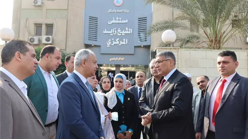 محافظ الجيزة يفتتح وحدة العناية المركزة لحديثي الولادة بمستشفى الشيخ زايد
