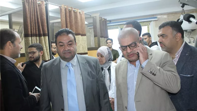 جولة تفقدية لمستشفيات جامعة بني سويف للاطمئنان على جودة الخدمات الطبية