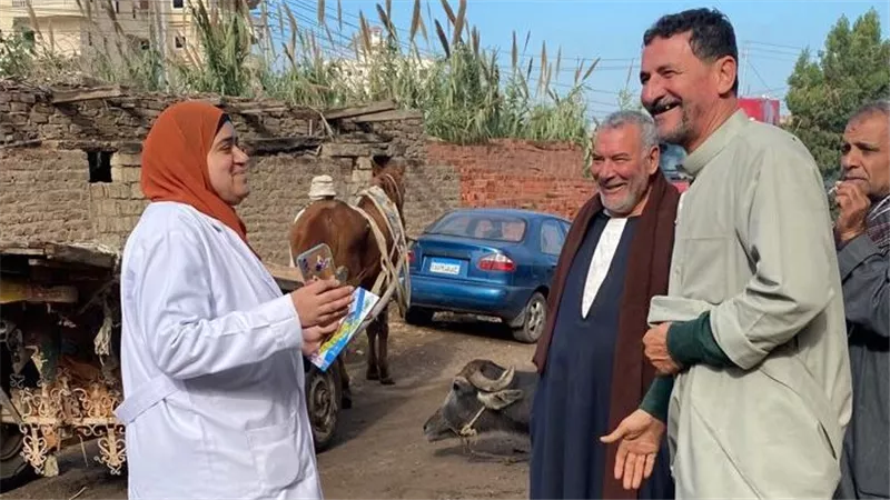 قافلة بيطرية مجانية ترسم ملامح حياة كريمة بالغربية وتنعش الثروة الحيوانية