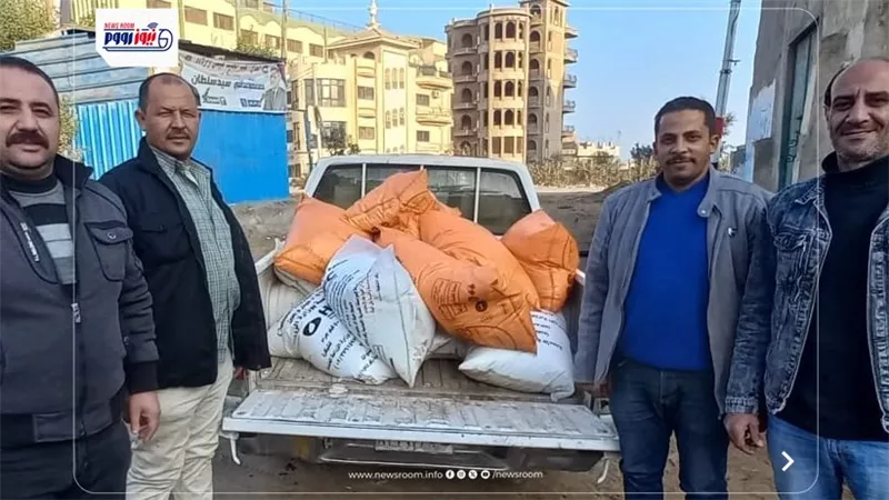 تموين الفيوم ضبط 14 شيكارة أسمدة زراعية خاصة بوزارة الزراعة قبل بيعها بالسوق 