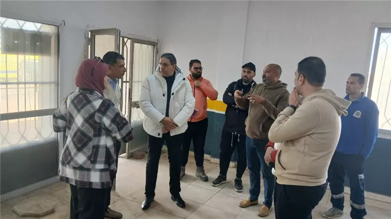 وكيل وزارة الصحة بالمنوفية يتفقد مركز علاج الإدمان بمدينة السادات 