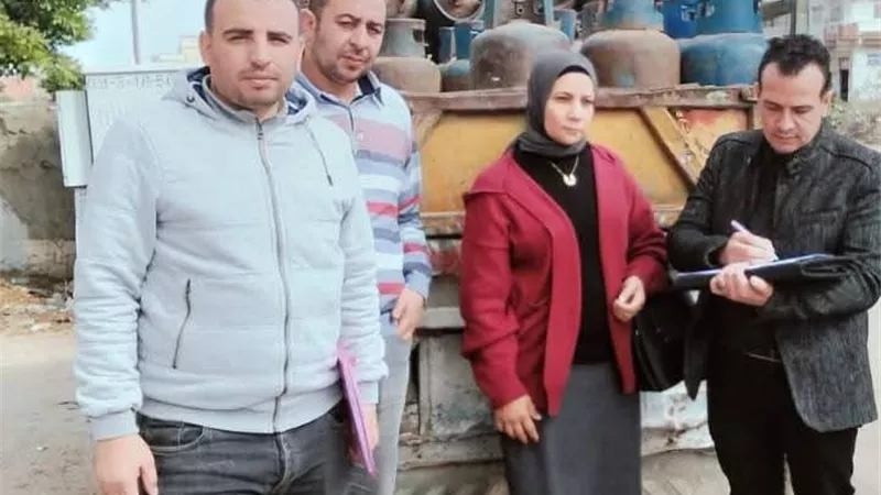 ضبط 40 أسطوانة غاز بحملة تموينيه على الأسواق والمحال التموينية بكفر الدوار