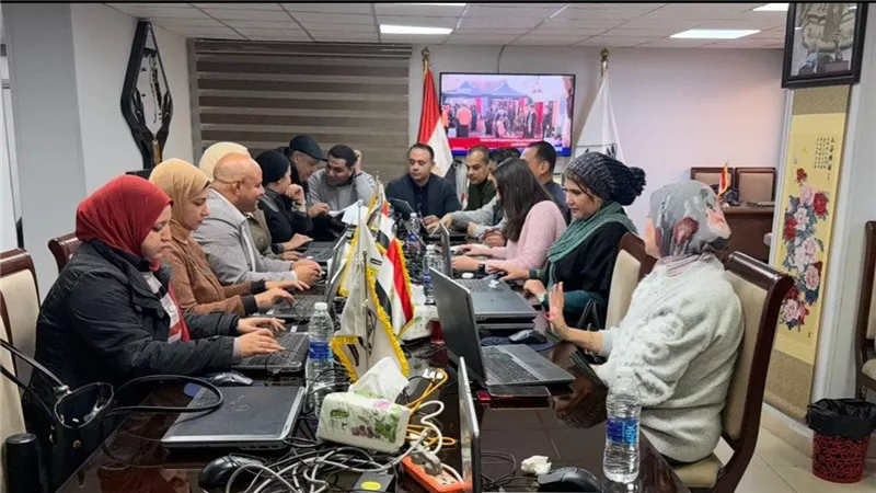 غرفة عمليات تنسيقية شباب الأحزاب والسياسيين تنعقد لمتابعة جولة الإعادة 