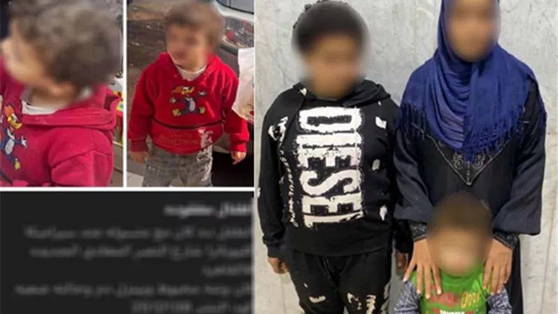 ظهرت آثار جروح على وجهه.. القبض على سيدة استغلت طفلها في التسول بالبساتين