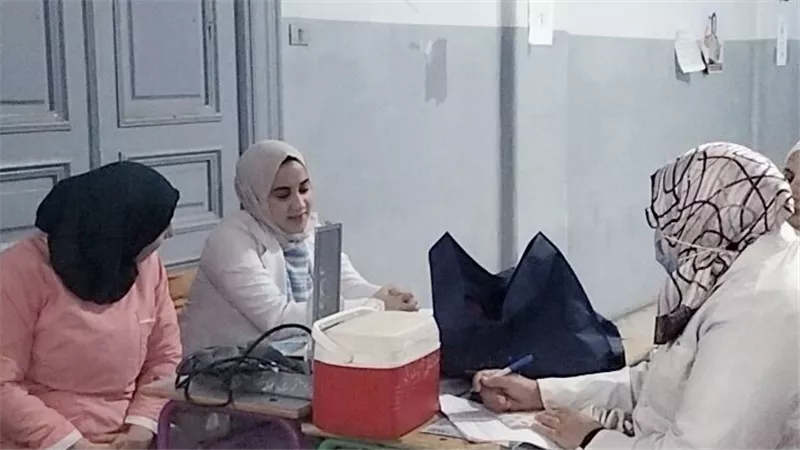 فرق طبية ضمن حملة «100 مليون صحة» داخل لجان الإعادة بالمنوفية