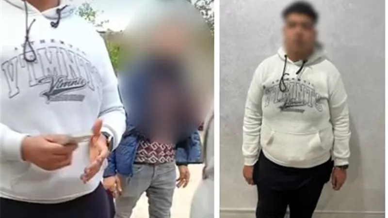 سقوط أحد أنصار مرشح بدائرة الجناين وهو يجمع بطاقات المواطنين مقابل أموال