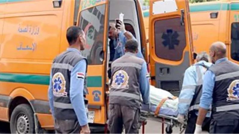 إصابة شخص بعد أن انزلقت قدماه بين عربة القطار والرصيف فى الجيزة