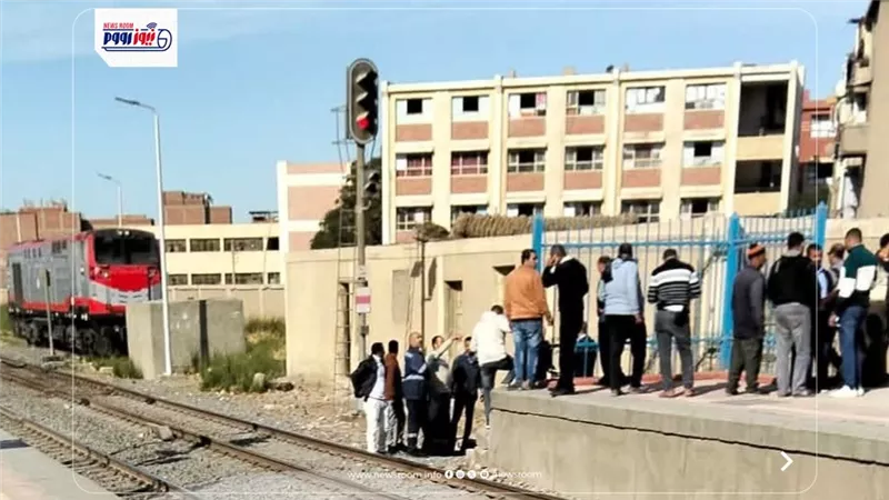 مصرع شخص أسفل قطار الصعيد بمزلقان محطة ملوي في المنيا