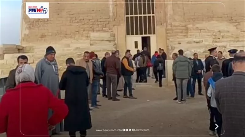 غياب الشمس عن قدس الأقداس بقصر قارون لأول مرة منذ اكتشاف الظاهرة بالفيوم