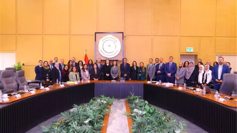 وزيرة التضامن تلتقي وفد المتابعة الدورية النصف السنوية لبعثة البنك الدولي