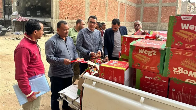 ضبط 14 ألف قطعة حلوى مشبوهة ونصف طن لحوم ودواجن فاسدة قبل تداولها بالأسواق