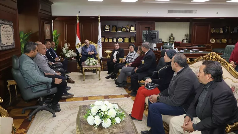 محافظ بنى سويف يكلف التنمية الاقتصادية بإعداد خطة عمل للتعاون مع الروتارى